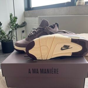 Brand New/Never Worn A Ma Maniére x Air Jordan 4 Retro ‘Violet Ore’